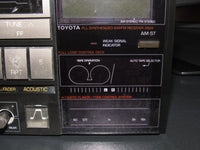 86 87 88 Toyota Supra OEM Audio Stereo Radio Cassette Player Unit