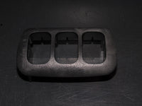 92 93 94 95 96 Honda Prelude OEM Dash Dimmer Cruise & Roof Switch Mounting Bezel Trim Cover