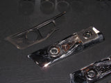 90-97 Mazda Miata OEM Hard Top Mounting Frankenstein Chrome Plate Set